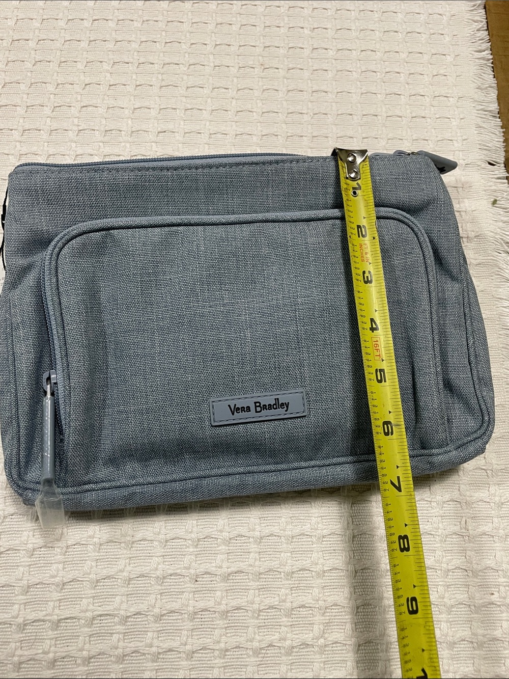 Vera Bradley Steel Blue Messenger Crossbody - Picture 7 of 10